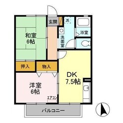 第６小野ハイツの物件間取画像